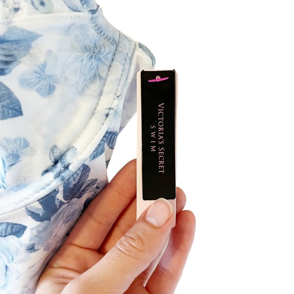 NWT Victoria’s Secret Essentials Floral Wicked Underwire One Piece Swimsuit Sz M - Picture 4 of 8